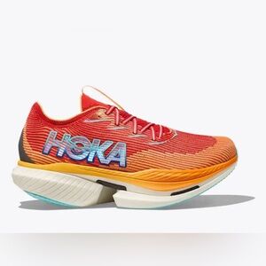 Hoka Cielo X1 Running Shoe Cerise Solar Flare Racing Unisex Men’s 8 Women’s 9